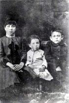 Sally, Julina, and Jojinne Thomason, 1884, Itasca TX
